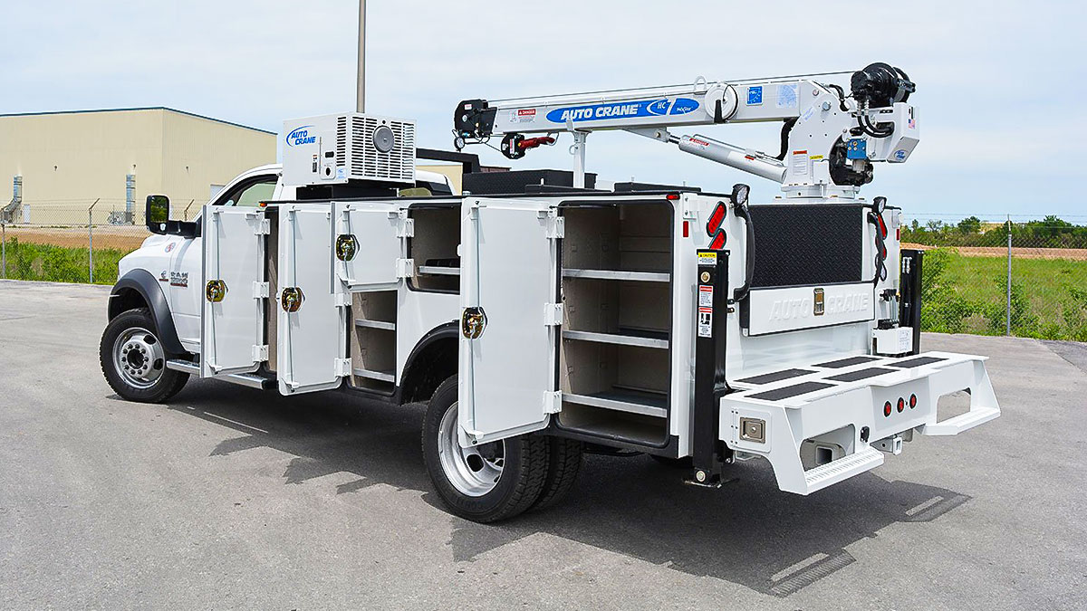 Auto Crane service truck bodies for sale in florida