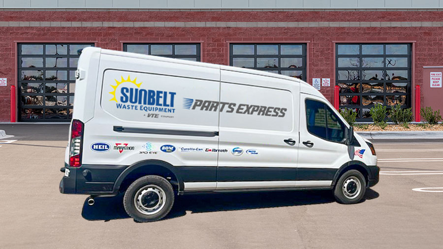 Heil garbage truck parts delivery in Florida